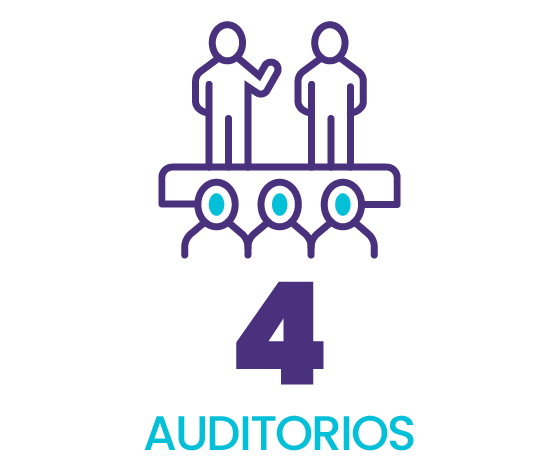 4 Auditórios